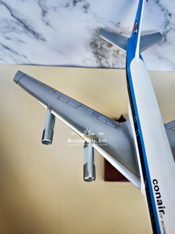 Model of B720-051B Conair Scandinavian Airlines with detailed craftsmanship.